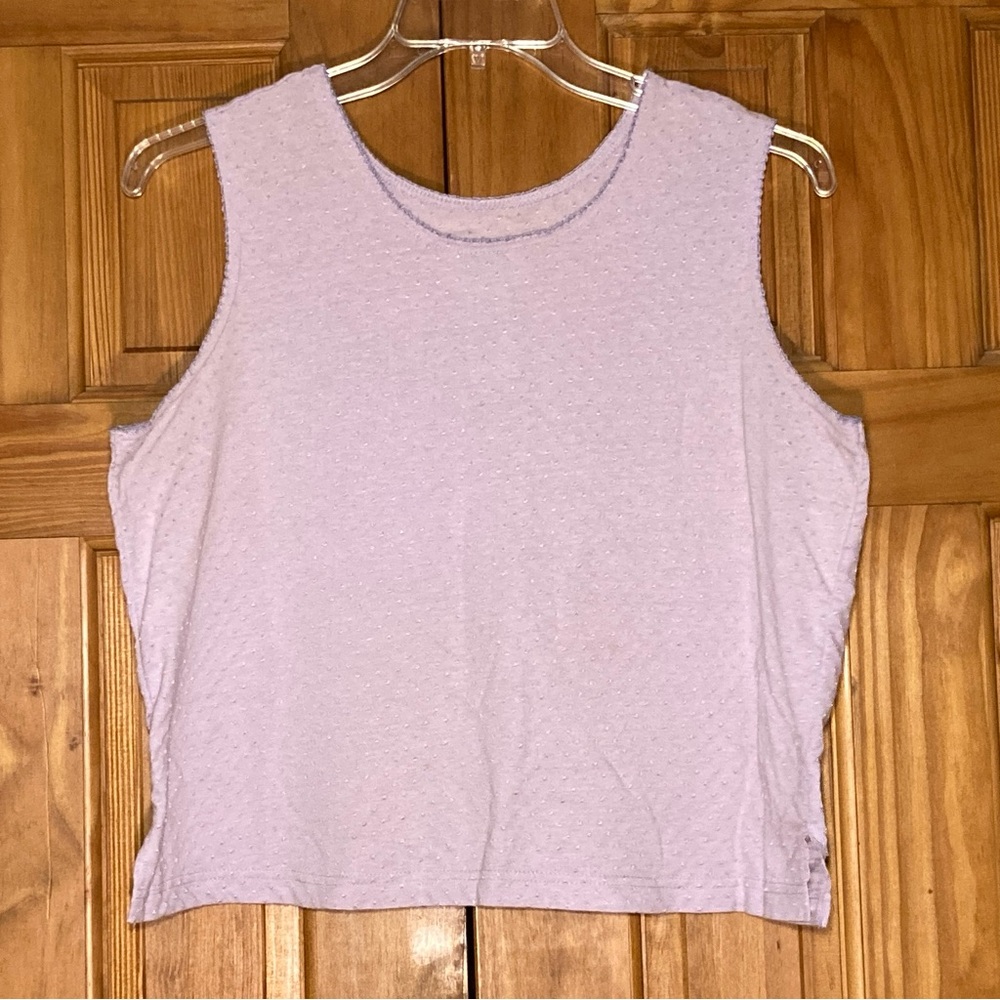 GUC Ashley Taylor Sleepwear Vintage 90s Pajama Tank Top Purple Size Extra Large